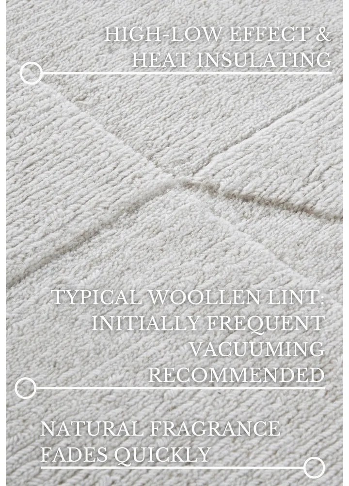 Кремава ръчно изработена вълнена пътека 80x250 cm Ursule – Villeroy&amp;Boch