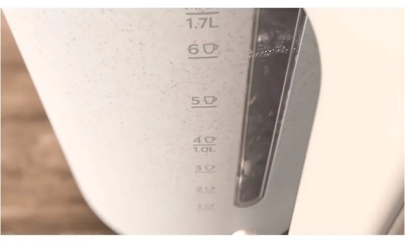 Електрическа кана Philips HD9365/10 Conscious collection, 2200 W, 1.7 л, Автоматично изключване, Филтър срещу варовик, Матово бял