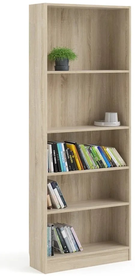 Етажерка за книги в дъб 79x203 cm Basic - Tvilum