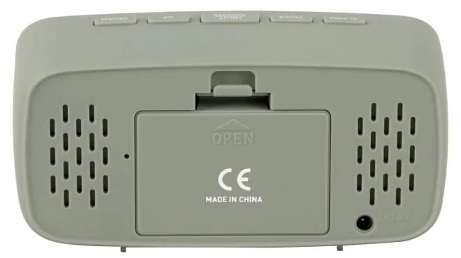 Светлозелен цифров будилник - Karlsson