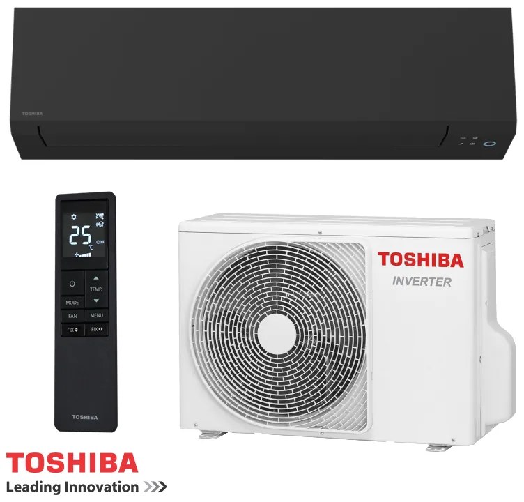 Инверторен климатик Toshiba Shorai Edge RAS-B18G3KVSGB-E + RAS-18J2AVSG-E1 - черен