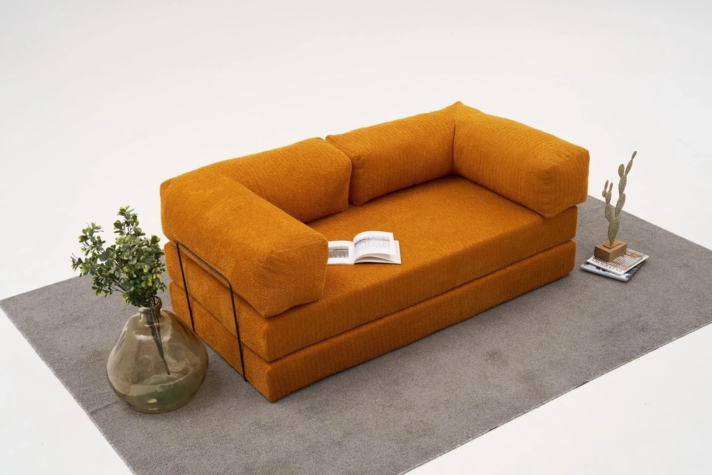 Троен диван Comfort, цвят Оранжев
