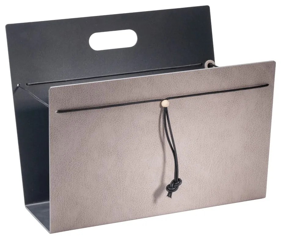 Стойка за списания от метал и еко кожа Bull L – LIND DNA