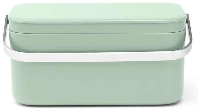 Контейнер за компостируеми отпадъци в цвят мента 1,8 l SinkSide – Brabantia