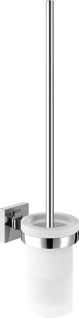 Държач за тоалетна четка, A816829001, Roca, метал, полиран, 7.5х11х38см