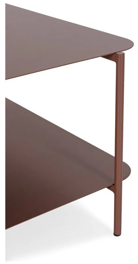 Теракотена метална масичка за кафе 70x73 cm Beatrix – MOME