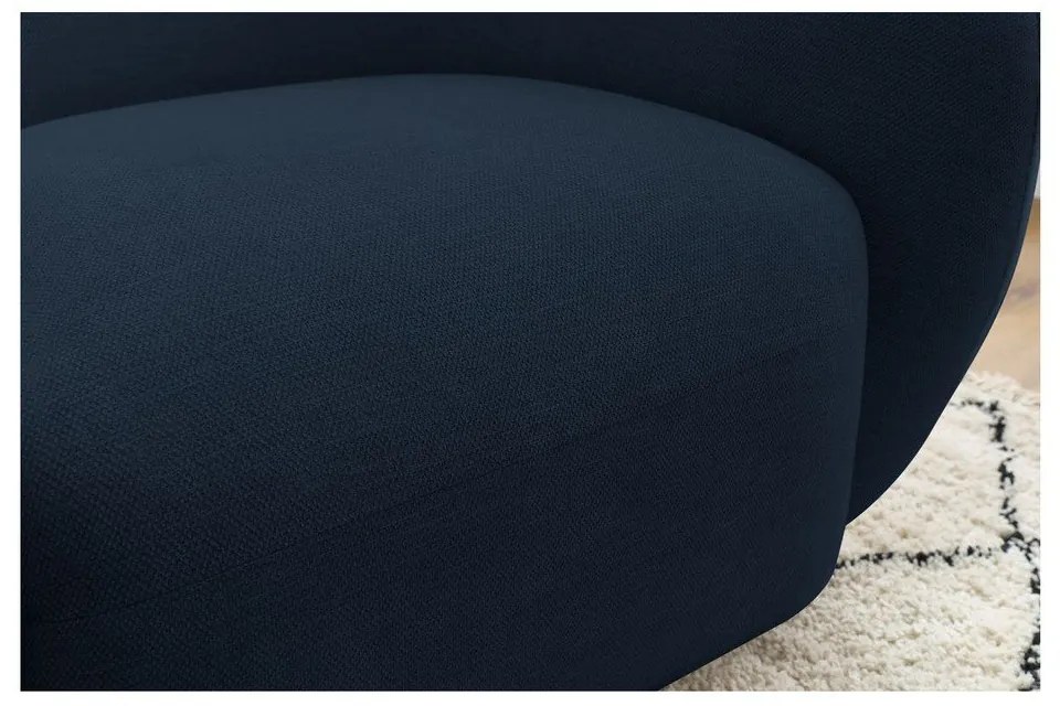 Тъмносиньо кресло Celine – Bobochic Paris