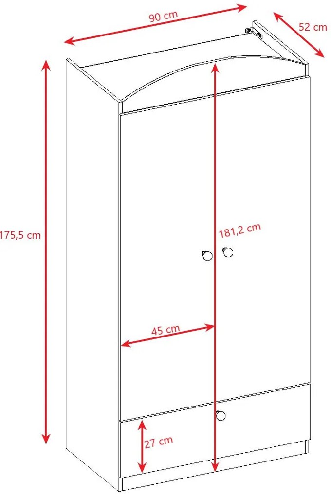 Гардероб Babydreams Cartoon-Roz-Digger