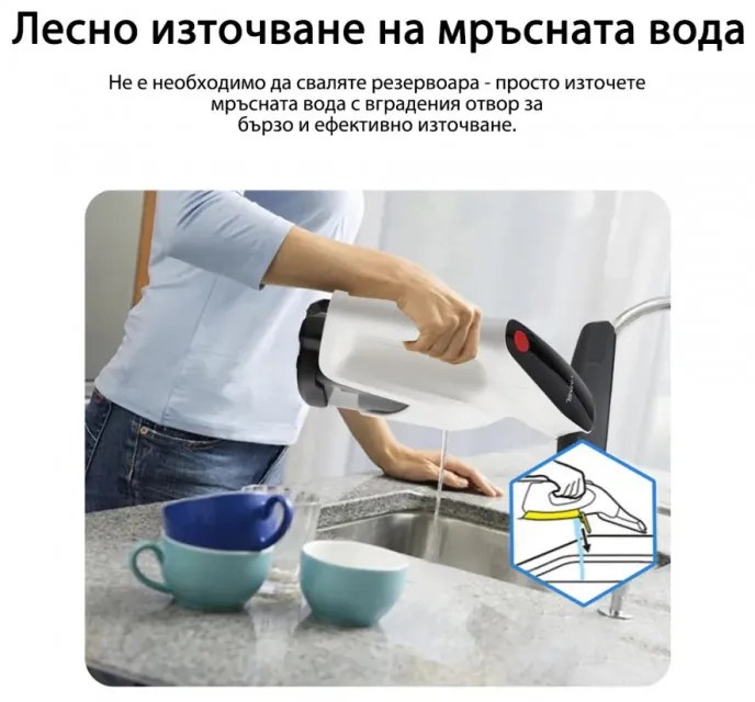 Уред за почистване на прозорци JIMMY VW302, 18W, 3.6V, LiIon 2000 mAh, Автономия до 20 минути, Безжична употреба, Бял/черен