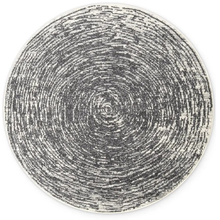 Сиво-кремав кръгъл килим ø 160 cm Gloria Cavallo – Hanse Home