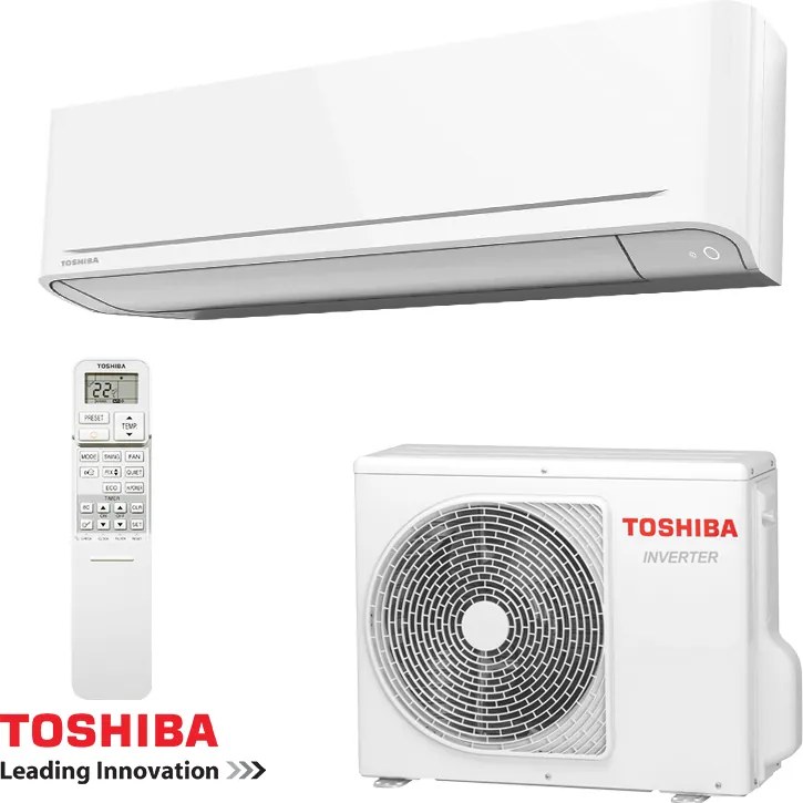 Инверторен климатик Toshiba Yukai+ RAS-B10S4KVG-E + RAS-10E2AVG-E, 10000 BTU, 20 м2, Wi-Fi, R-32, Бял