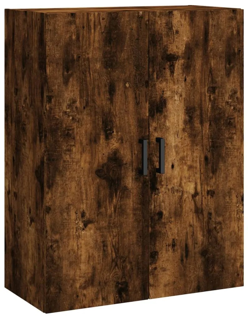 828425 vidaXL Стенен шкаф опушен дъб 69,5x34x90 см