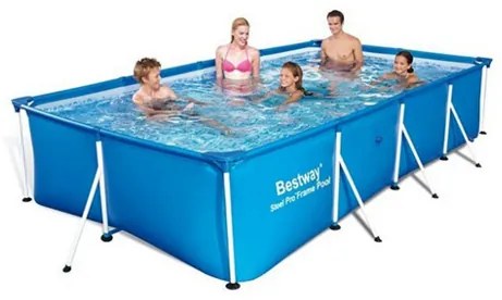 Bestway - Правоъгълен сглобяем басейн 400 х 211 х 81 см