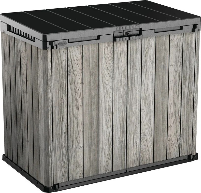 Сива пластмасова градинска кутия за съхранение Deco – Keter