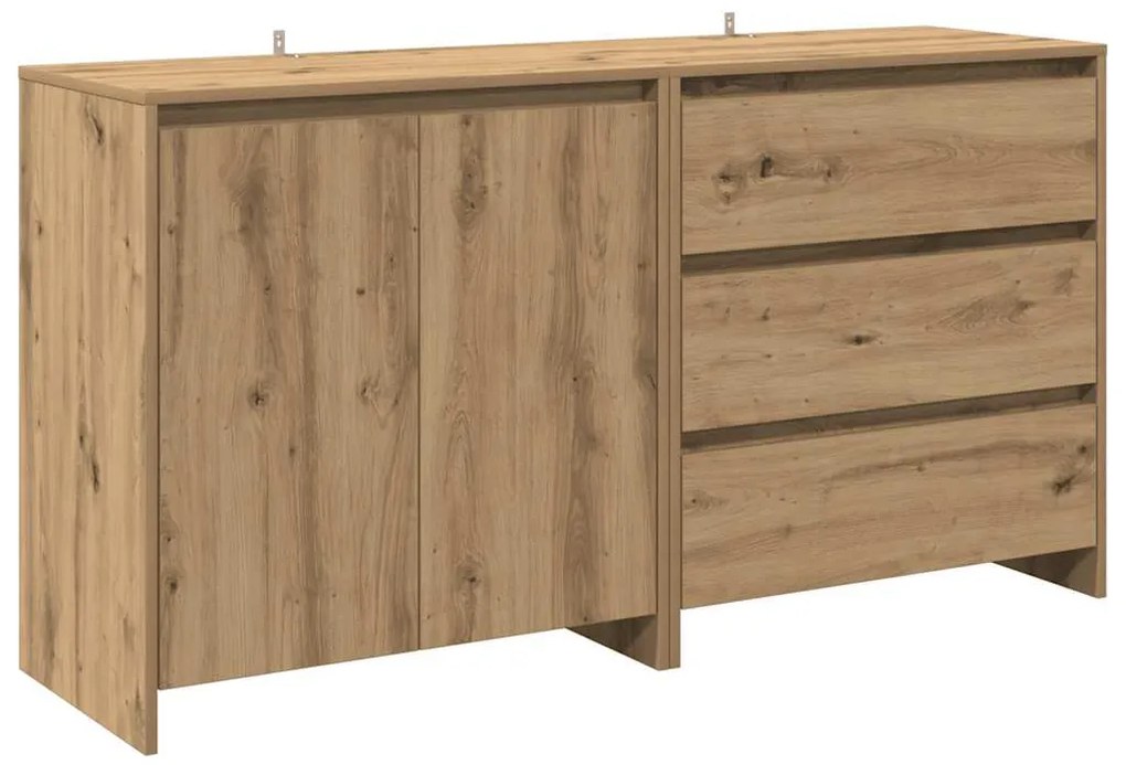 3329178 vidaXL 2 броя бюфет Artisan Oak Engineered Wood