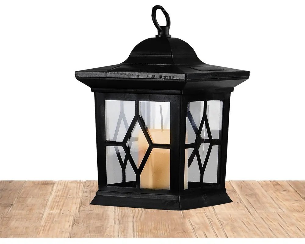 LED слънчев градински фенер, височина 14,5 cm Milan - Star Trading