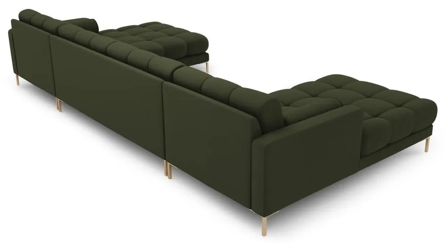 Зелен ъглов диван ("U" форма) Bali – Cosmopolitan Design