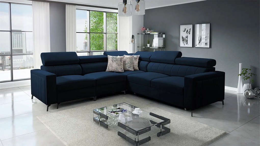 Ъглов диван Baltico IV-Left-Mple