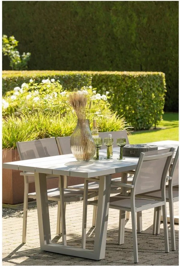 Метална градинска маса за хранене 87x240 cm Bear – WOOOD