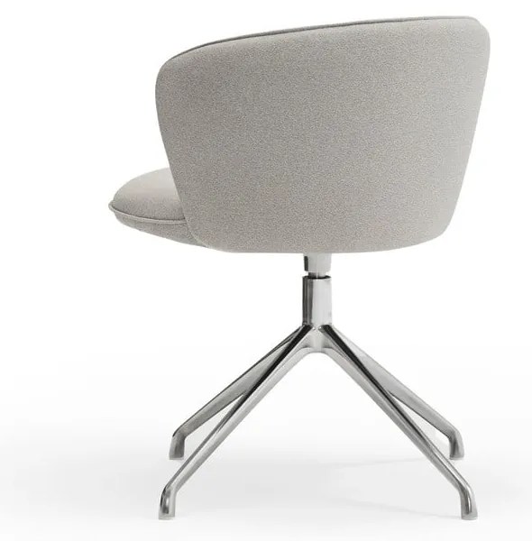 Светлосиви тапицирани трапезни столове в комплект 2 бр. Add – Teulat