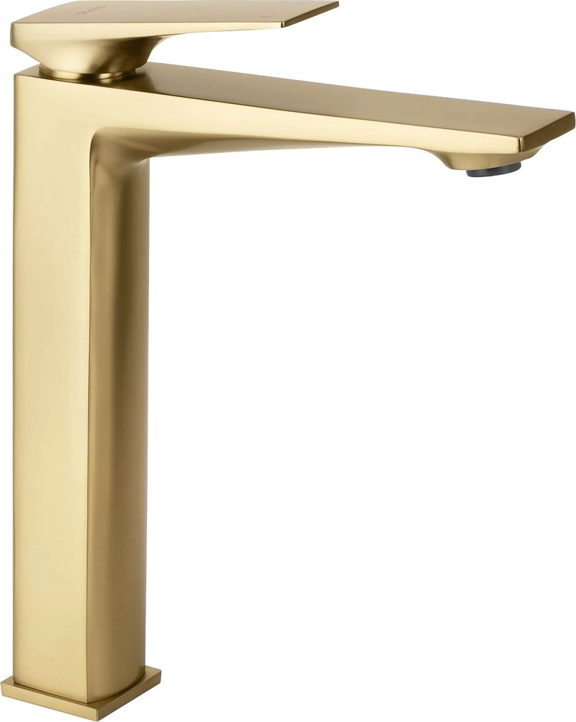 Смесител за мивка Rea Prime Brush Gold High