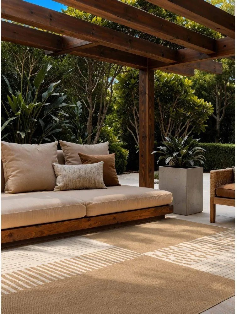 Кремав/в естествен цвят килим за открито и закрито 160x230 cm Haringey Acacia – Ted Baker