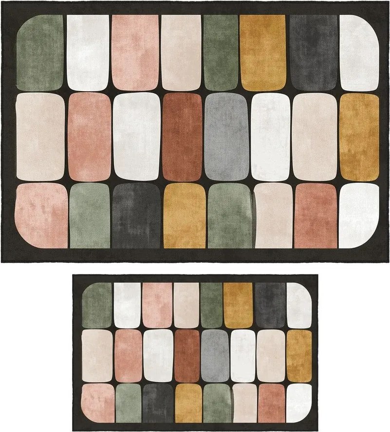 Килими за баня в комплект 2 бр. 60x100 cm – Foutastic