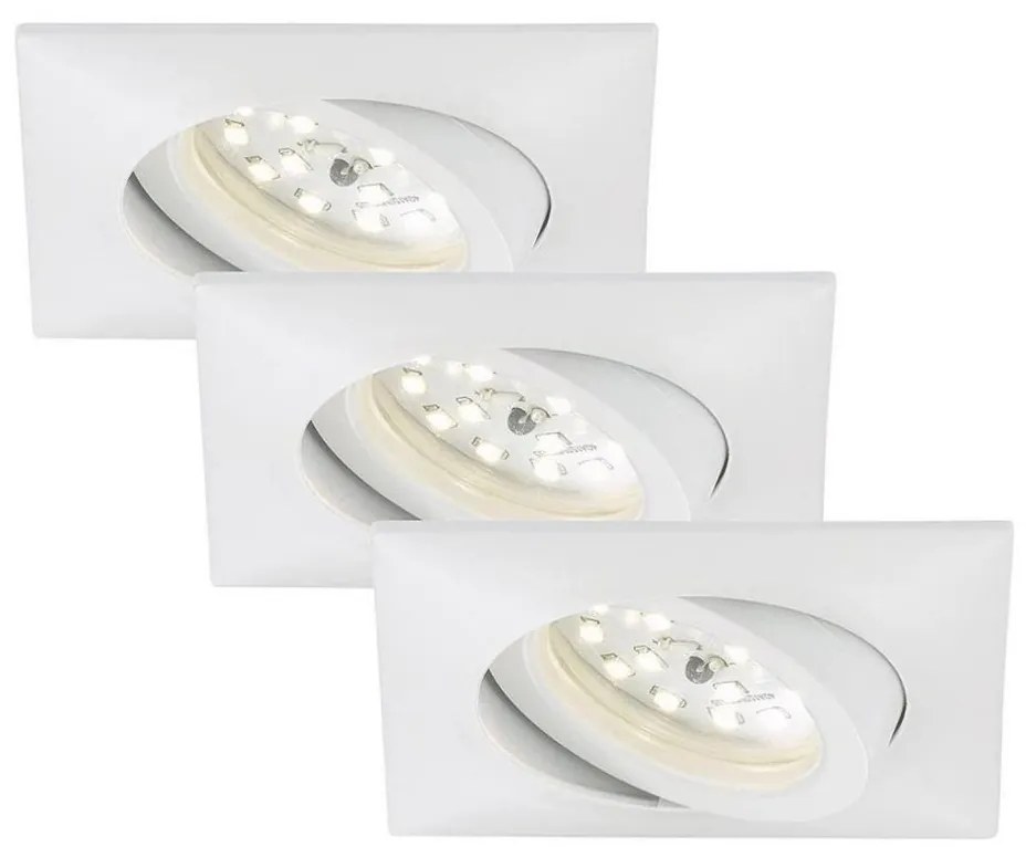 Briloner 7210-036 - К-кт 3x LED Лампа за окачен таван ATTACH LED/5W/230V IP23 бял