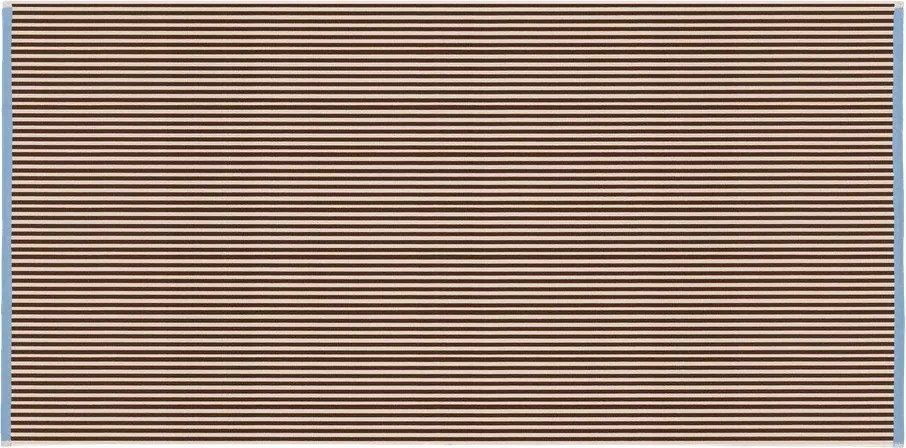 Кафява/кремава памучна хавлиена кърпа от тери 70x140 cm Gobo – noo.ma