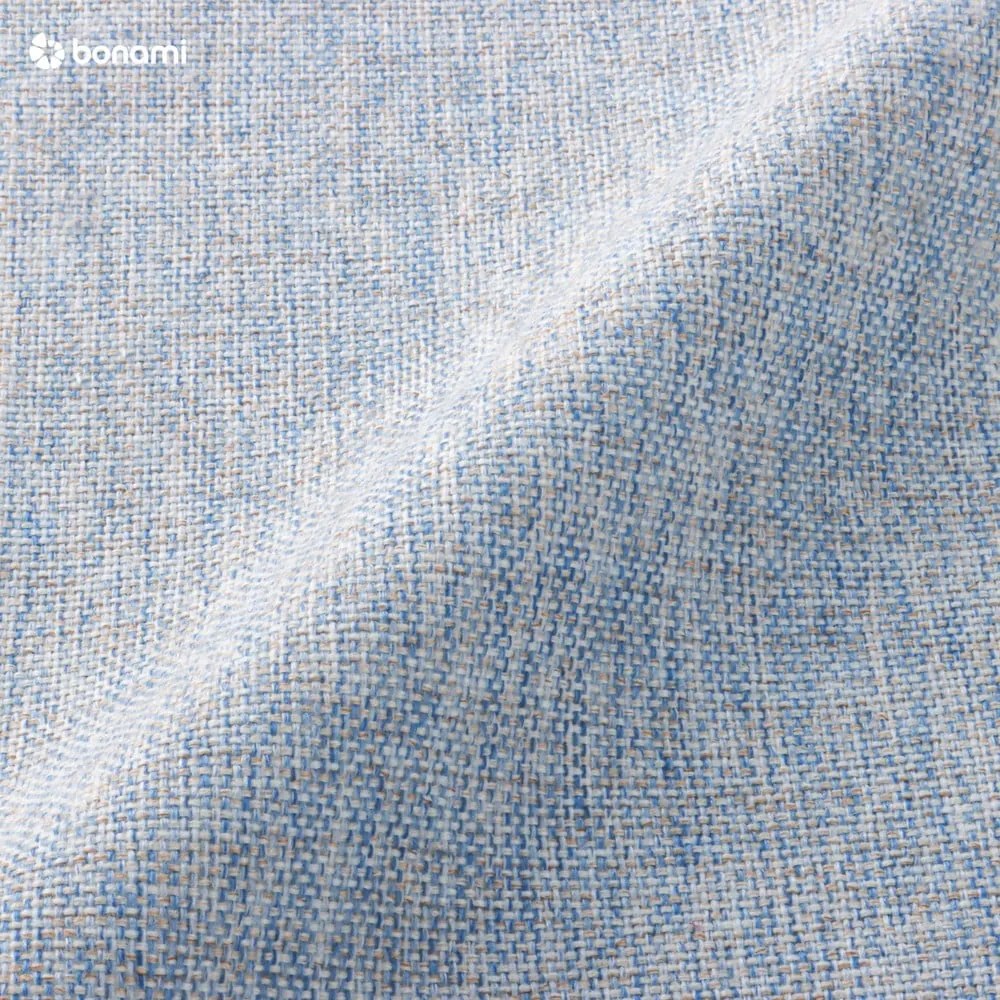 Светлосин U-образен разтегателен диван, десен ъгъл Dazzling Daisy - Miuform