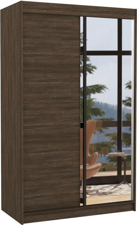 Гардероб Catania 120 плъзгащ се-Kafe