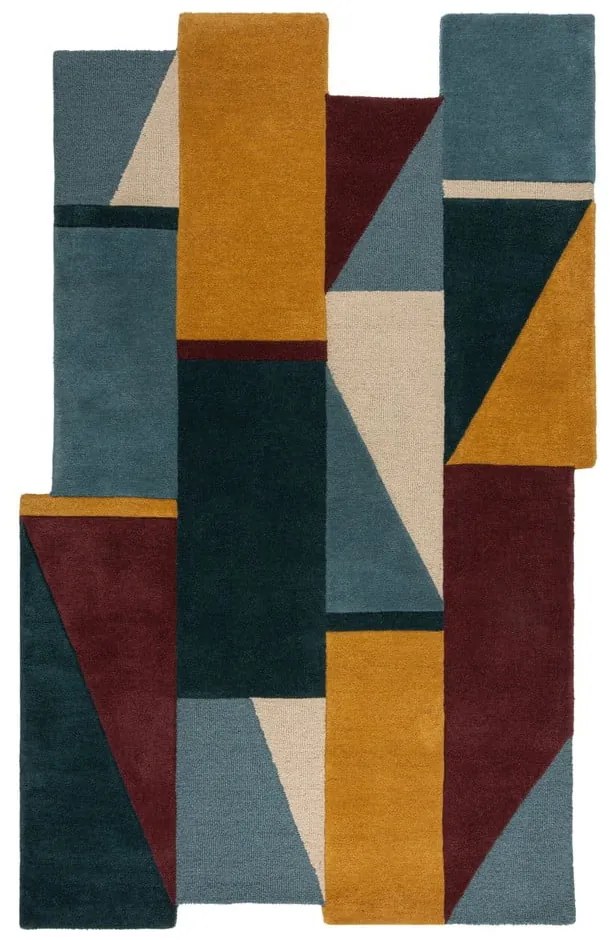 Ръчно изработен вълнен килим 120x180 cm Shuffle Shaped – Flair Rugs