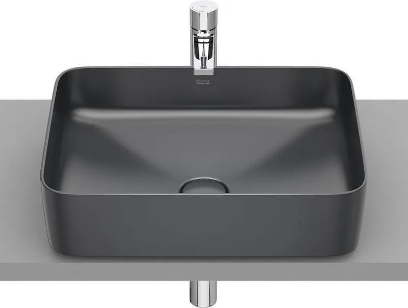 Умивалник за монтаж върху плот, InspiraSquare, 500 x 370mm, Onyx