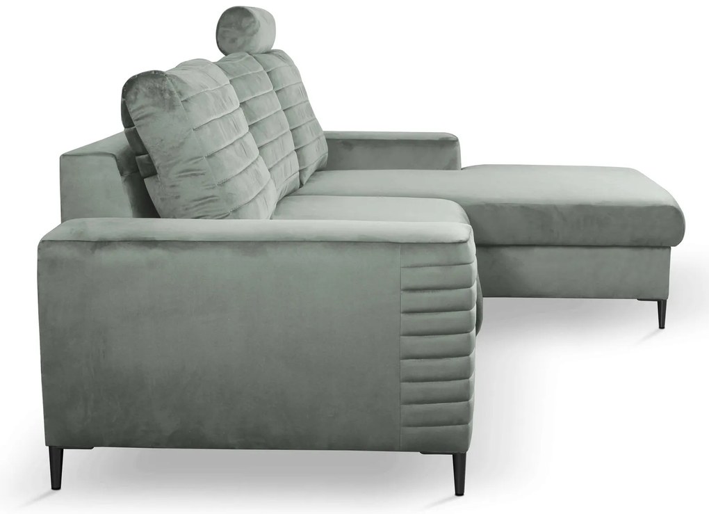 Ъглов диван Consuegra-Сив