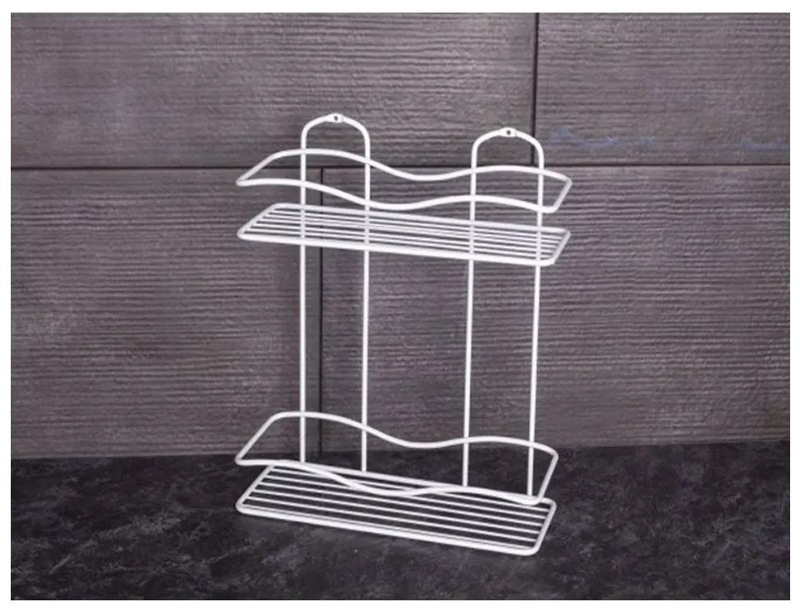 ПОСТАВКА ЗА БАНЯ TEKNO TEL BK-012W 2 нива бяло