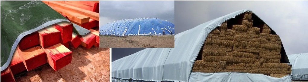 Брезент сребърно - черен 10x12 м 260 г/м2