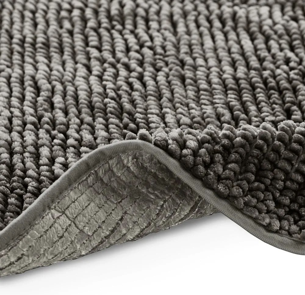 Тъмносиви килими за баня в комплект от 2 бр. WC 80x50 cm Bati – Restilo