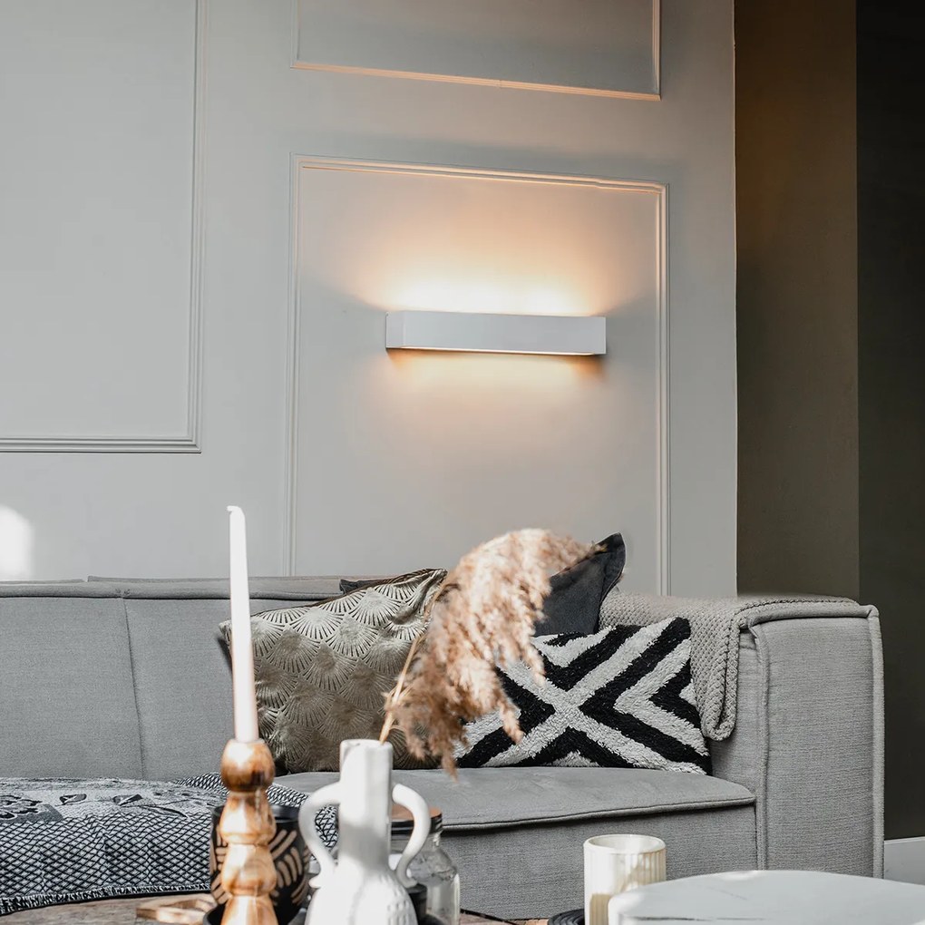 Модерна стенна лампа бяла 3-светлина - Tjada Novo