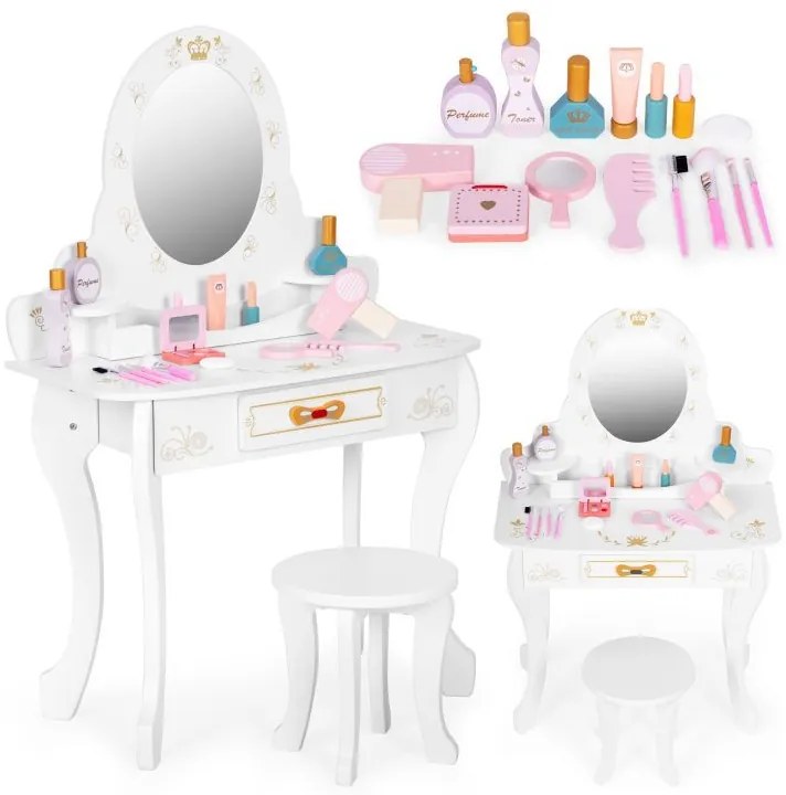 Детска козметична масичка с аксесоари за малки красавици