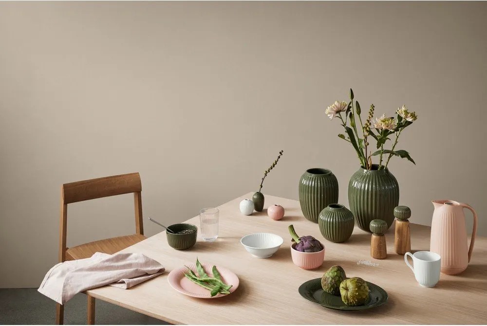 Зелена/в естествен цвят мелничка за сол и пипер от масивно дърво Hammershøi – Kähler Design