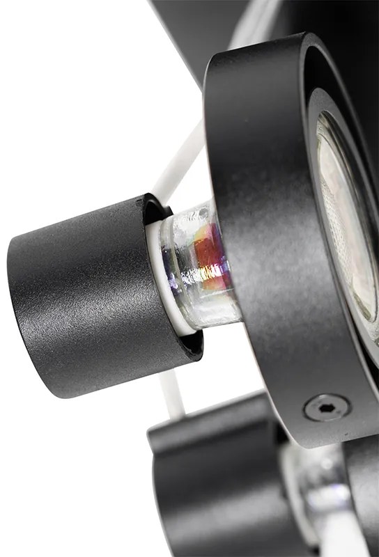 Модерен прожектор черен 2-светлина - Master 50