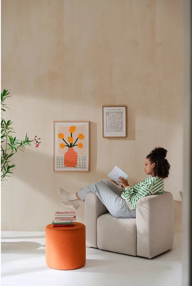 Бежово кресло Flom – noo.ma