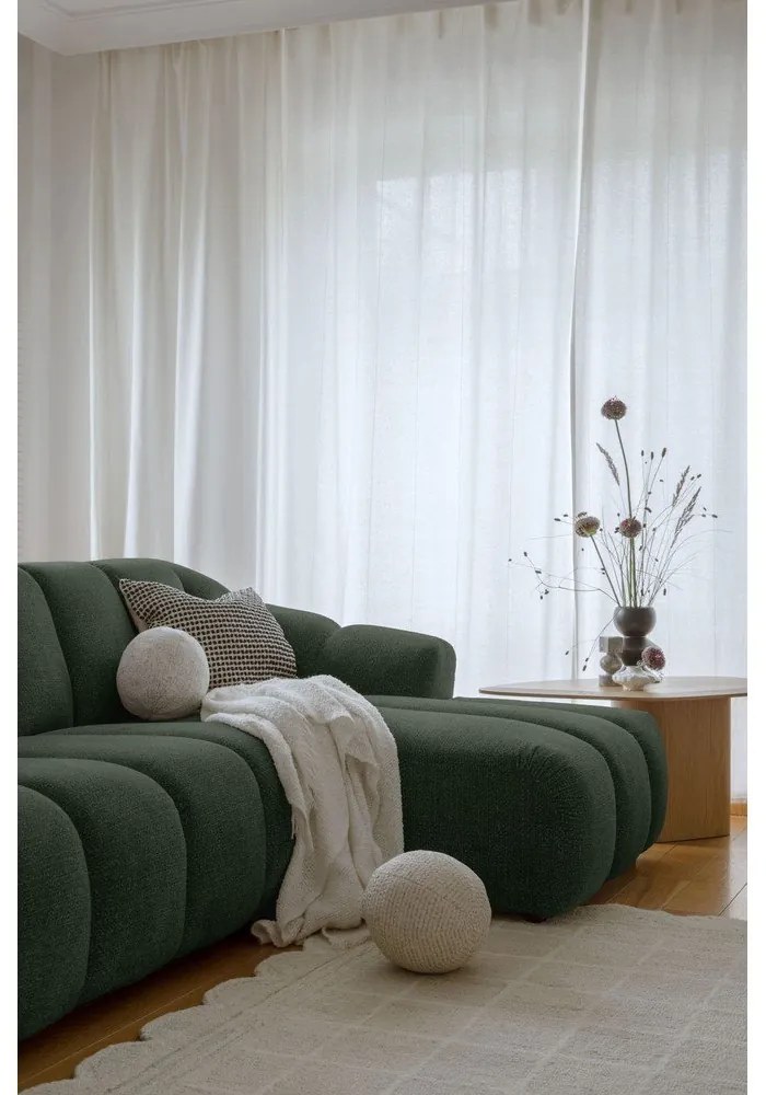 Тъмнозелен ъглов диван (десен ъгъл) Shell – Miuform