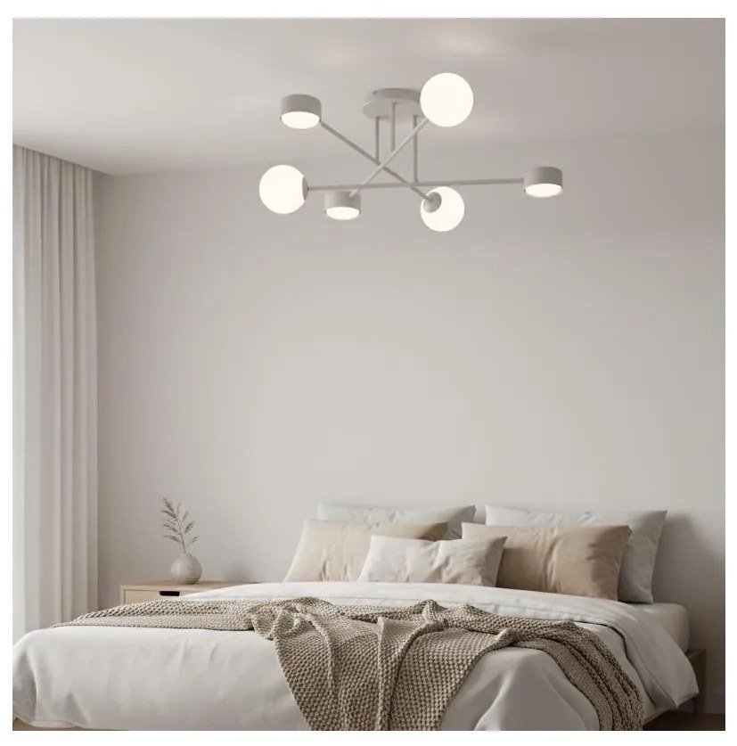 Плафонен полилей HOLON 3xG9/8W/230V + 3xGX53/12W сив