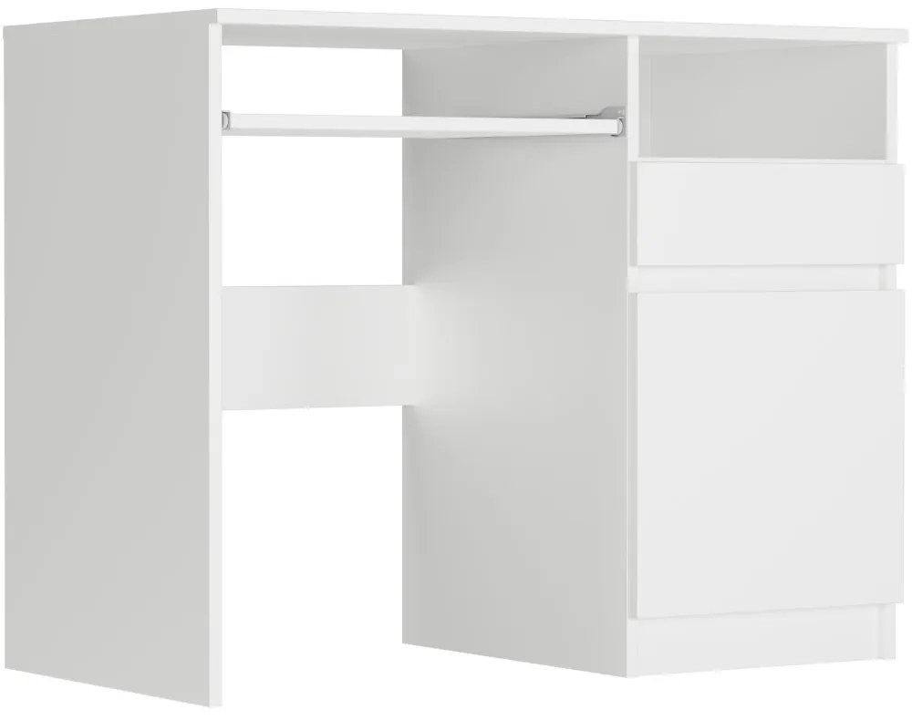 Модерно писалище с шкаф 90x50 cm - различни цветови варианти aнтрацит