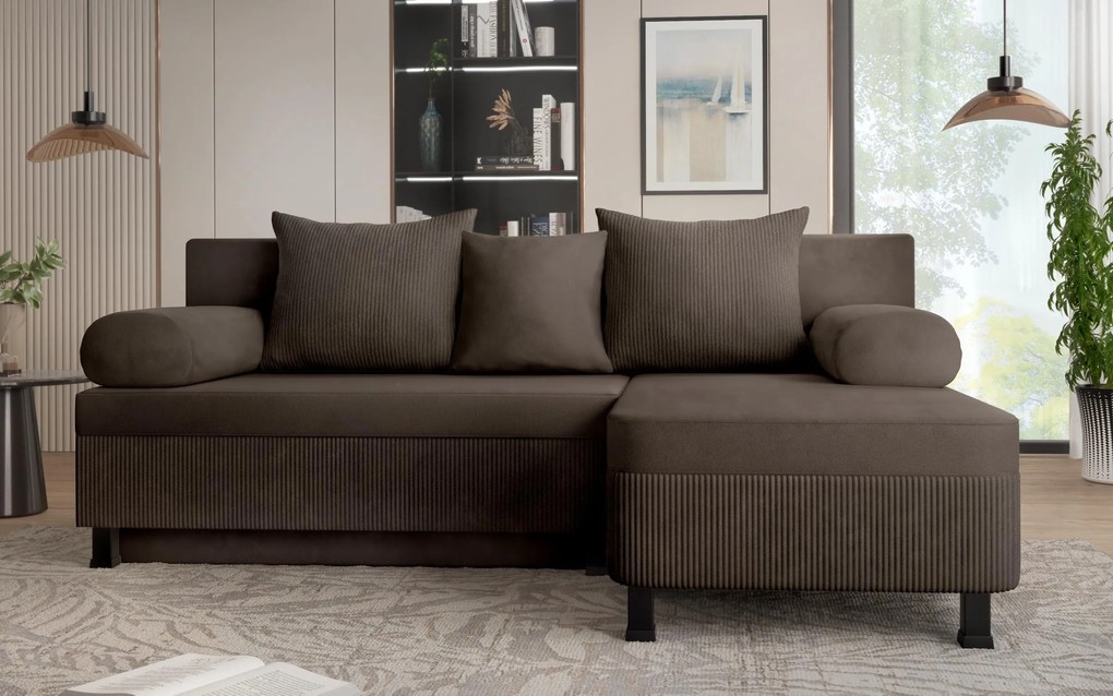 Разтегателен ъглов диван Делано S