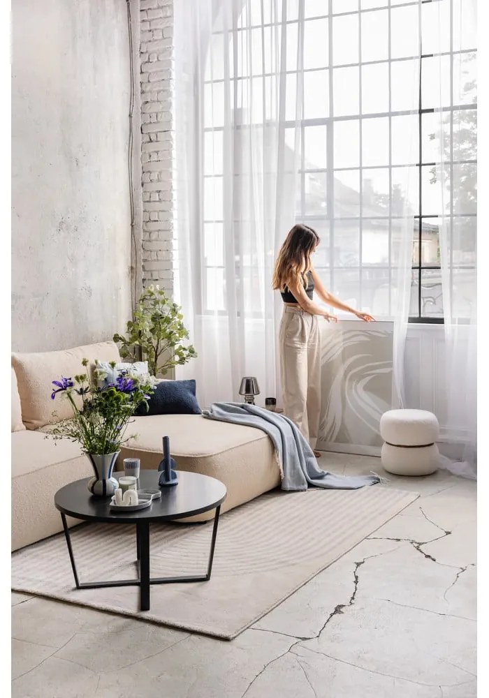 Сив разтегателен ъглов диван от букле (ляв ъгъл) Quinoa – Bonami Selection