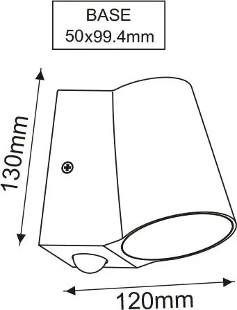 Аплика - Точкова светлина Troy sensor