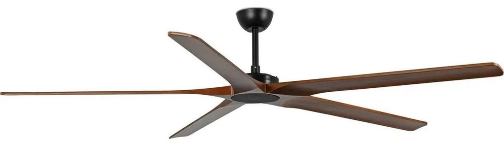 FARO 34190WT - Вентилатор за таван BIGWOOD XL бор/черен Ø 200 см WT + д.у.