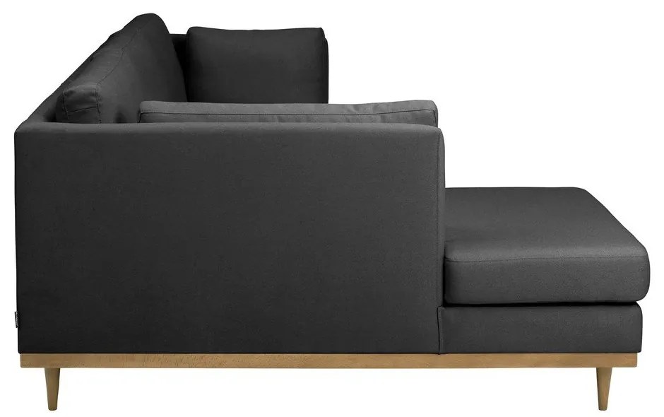 Тъмно сив ъглов диван , ляв ъгъл Larsen - Max Winzer